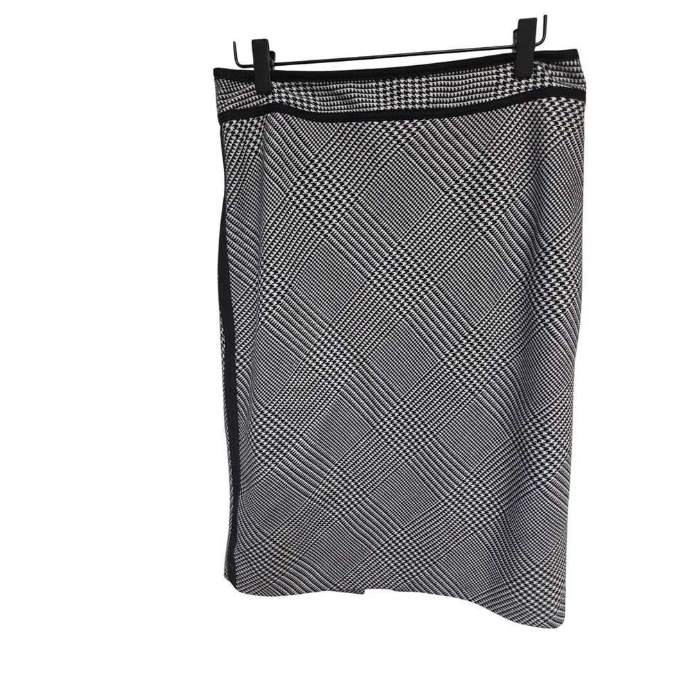 White House Black‎ Market Houndstooth Pencil Skirt Career Office Size 8